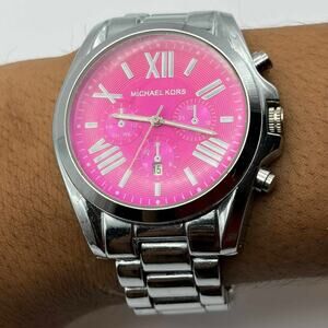 Pink & Silver Michael Kors Men’s Watch